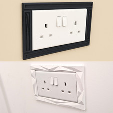 Plug Socket Surround Self Adhesive Finger Plate Cover