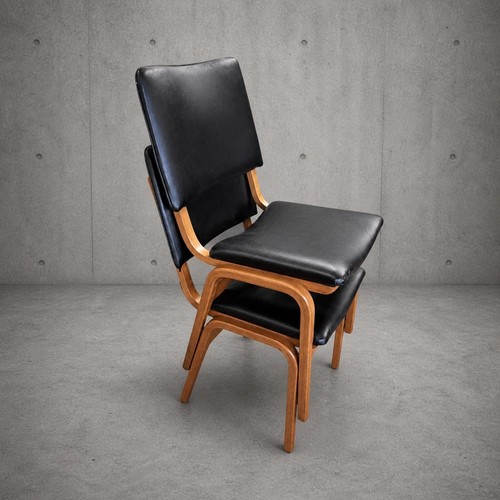 Mid century bentwood stackable - bentwood,