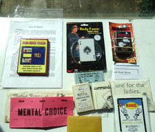 LOT of 12 MAGIC CARD TRICKS