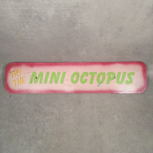 Vintage fairground ride sign - fairground,