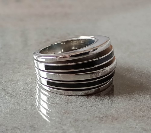 Emporio armani ring - armani, stainless