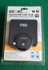 Duronic AQUADAM Powered 10 Port USB Hub