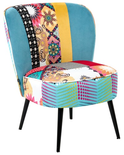 Armchair voss fabric blue - voss,