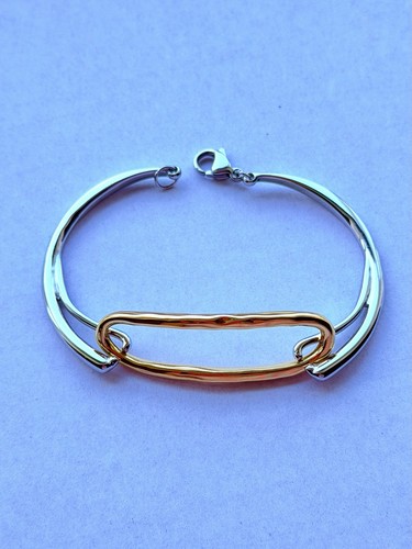 Chain link silver and - link,
