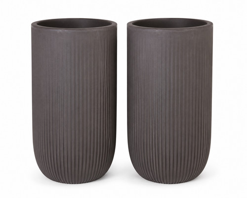 Tall round planter 35x62cm - tall,