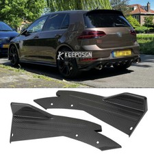 4x Rear Bumper Fin Canard
