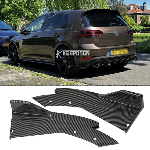 Rear bumper fin canard - rear,