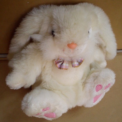 Bunny rabbit cuddly toy - cuddly,