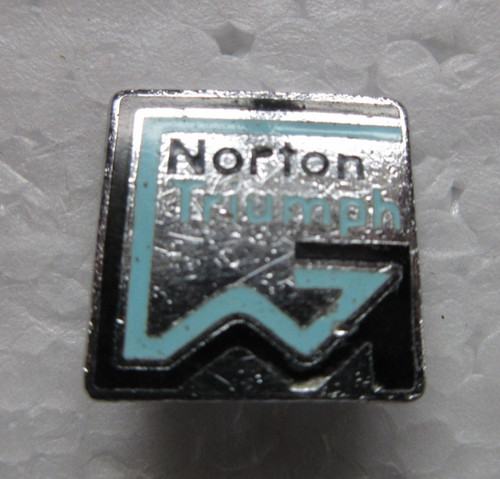 Vintage norton triumph enamel - vintage,