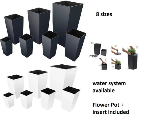 Tall planter plant pot - pot, flower