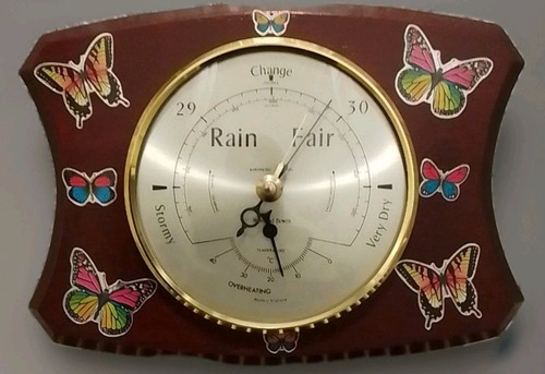 Vintage wall barometer - vintage,