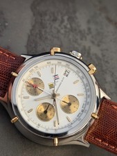 EBERHARD GRANDE CROISIERE ACIER ET OR LEMANIA 5100 AUTOMATIC AS NOS SWISS CHRONO