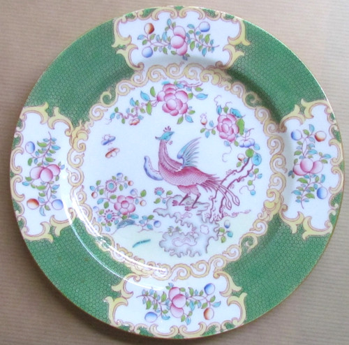 Mintons bone china - bone, green