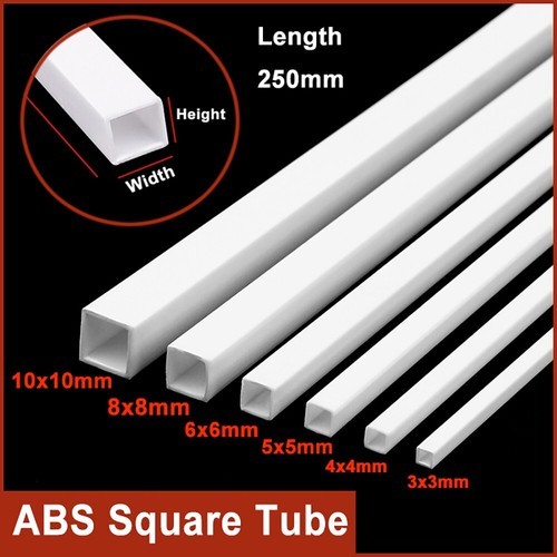 Abs plastic square tube - square,