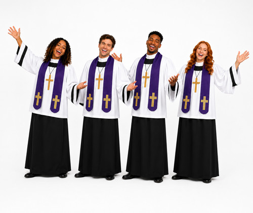 Adults gospel choir singer - choir,