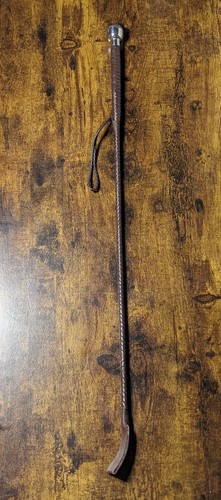 Vintage leather riding crop - vintage,