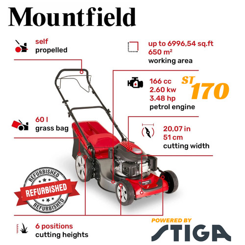 Mountfield sp53 self propelled - self,