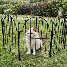 10/20X Rustproof Metal Garden Fence Flowers Bed Animal Dog Barrier Border Edge 