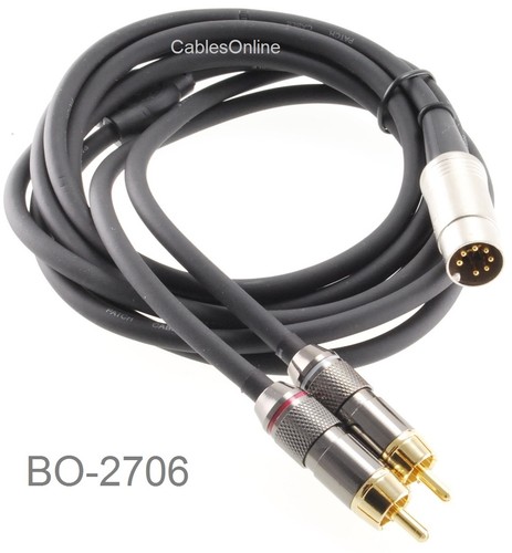 6ft pin din plug - 6ft,