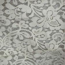 VTG 90's Ivory Lace Fabric 45"