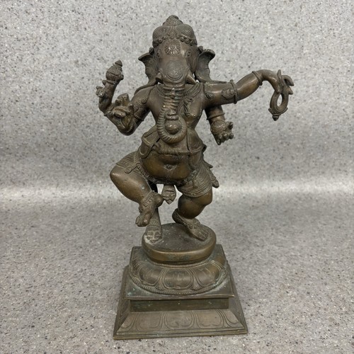 Vintage bronze hindu - hindu, statue
