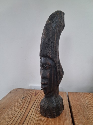 Carved african hardwood figure - hardwood,