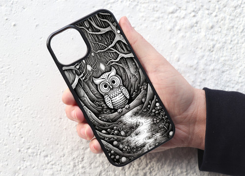 Cute owl woods woodland - woods,