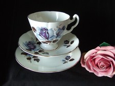 Harleigh Bone China Trio Blue