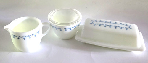 Vintage pyrex snowflake - vintage,