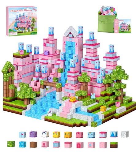 Magnetic blocks for girls toys - blocks,