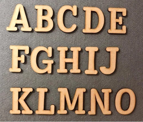 Wooden large letters toy - letters,