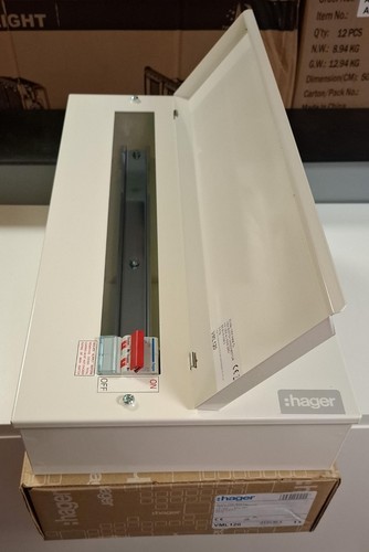 Hager vml120 way 100a - 100a, metal