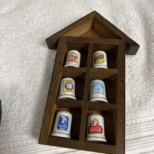 Porcelain thimbles hanging - thimbles,
