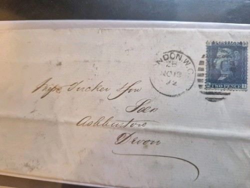 Queen victoria penny blue - penny,
