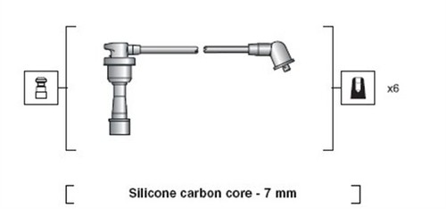 New ignition cable kit - new,