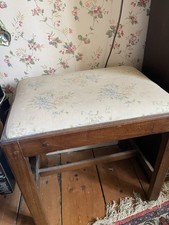 Antique Piano Stool Floral