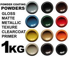 Powder Coating Paint Powder 1KG RAL Colors Gloss Matte Clearcoat Metallic Primer