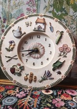 Shabby Chic Country Home Style Clock Cottage Country Garden Working