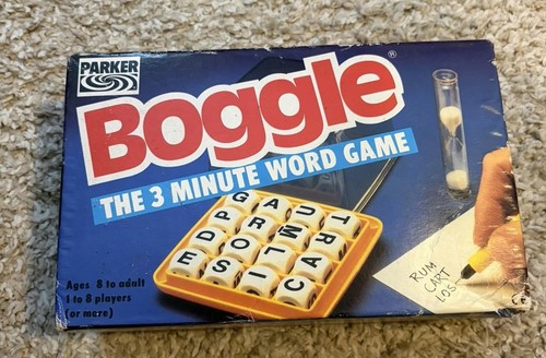 Boggle the minute word game - the,