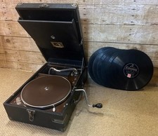 Antique HMV 102 Hand-Crank