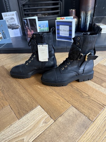 Women mango black leather - women’s,