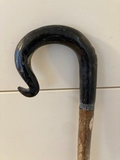 Black Rams Horn Shepherds Crook Walking