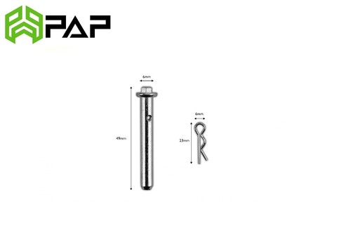 Front brake caliper pad - brake, pin