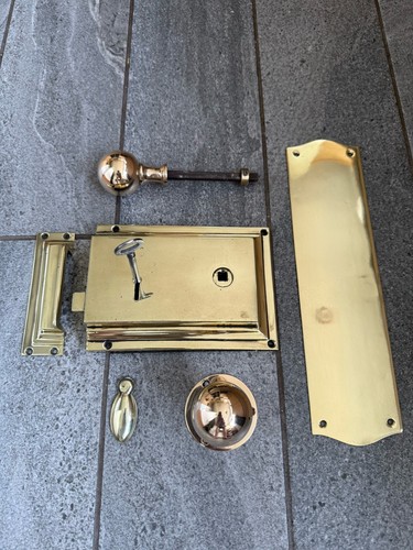 Antique edwardian cast - , brass