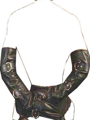 Genuine leather sleeve arm - leather,