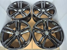 4x GENUINE BLACK VW R TIGUAN