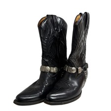 Loblan Black Leather Cowboy
