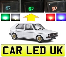✅ VW Mk1 Golf Caddy T3 T25 ✅ 6 x LED UPGRADE BULBS SWITCH HEATER ASHTRAY DASH✅