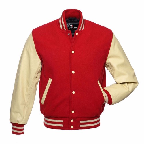 Red pure wool varsity - pure,
