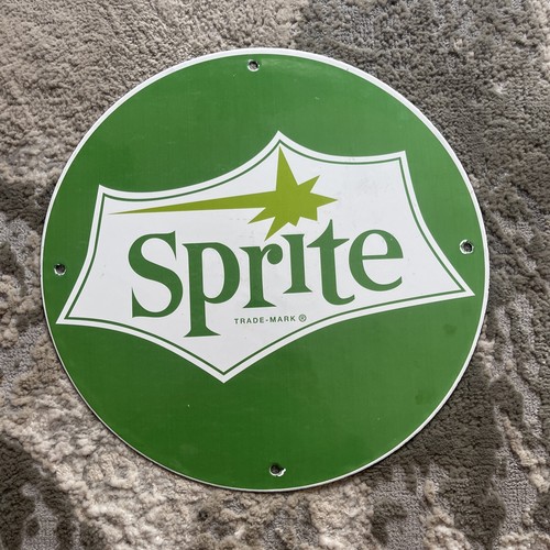 Vintage sprite porcelain soda - porcelain,